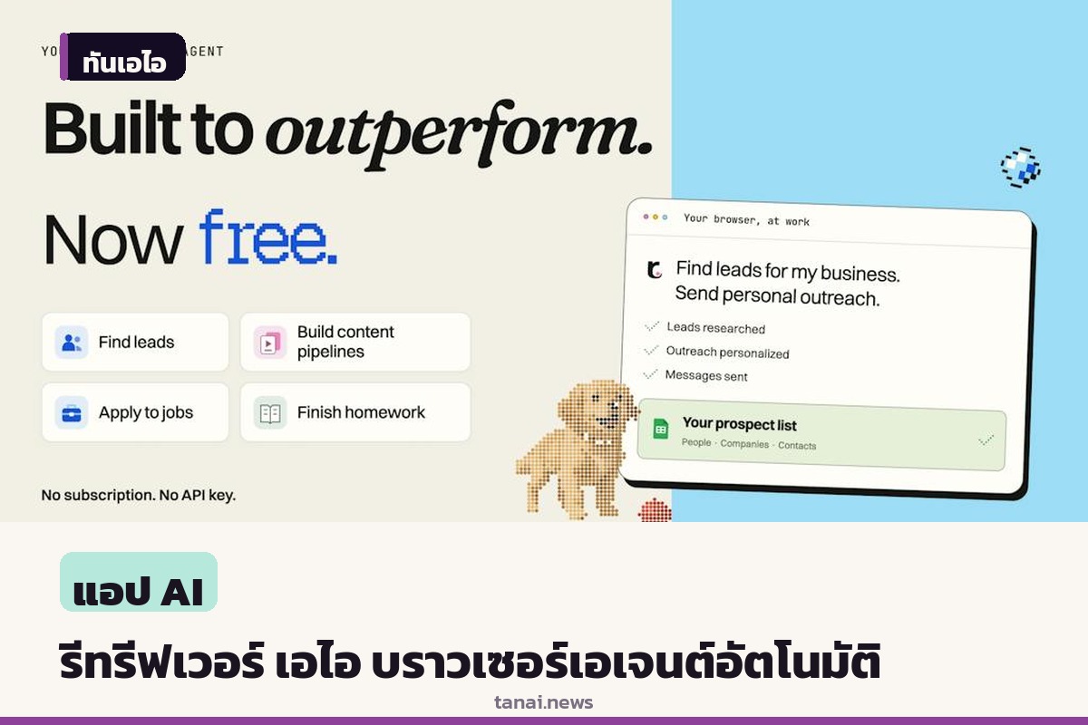 รู้จักกับ รีทรีฟเวอร์ เอไอ (Retriever AI) บราวเซอร์เอเจนต์ช่วยงานเว็บไซต์อัตโนมัติ