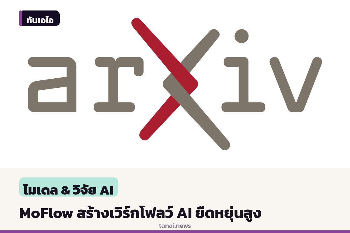 ทีมนักวิจัยเปิดตัว MoFlow ระบบสร้างเวิร์กโฟลว์ AI ที่ปรับสมดุลต้นทุนและความแม่นยำได้หลายเป้าหมายพร้อมกัน