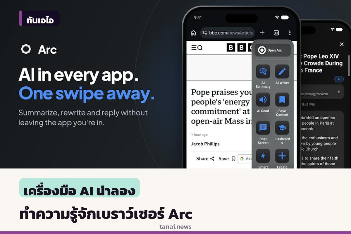 รู้จัก Arc เว็บเบราว์เซอร์แนวคิดใหม่ ก่อน The Browser Company เปลี่ยนผ่านสู่เบราว์เซอร์ AI ตัวใหม่ Dia