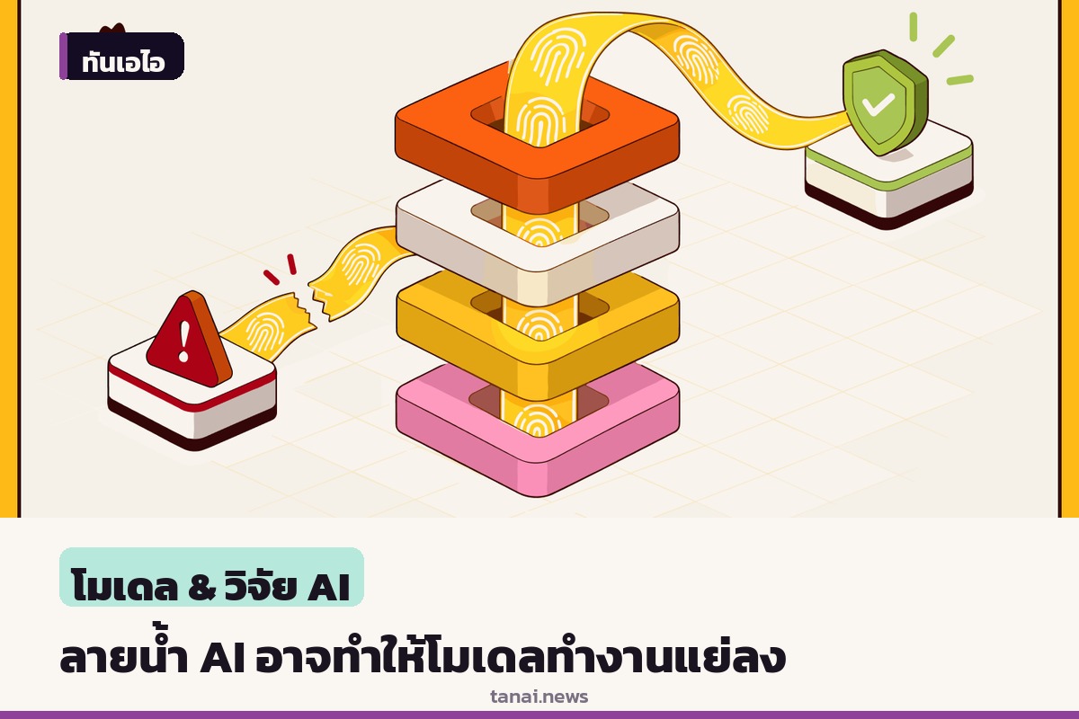 งานวิจัยชี้การใส่ลายน้ำใน LLM อาจทำให้ความแม่นยำของ AI Agent ลดลงและเสี่ยงต่อคำสั่งโจมตีมากขึ้น