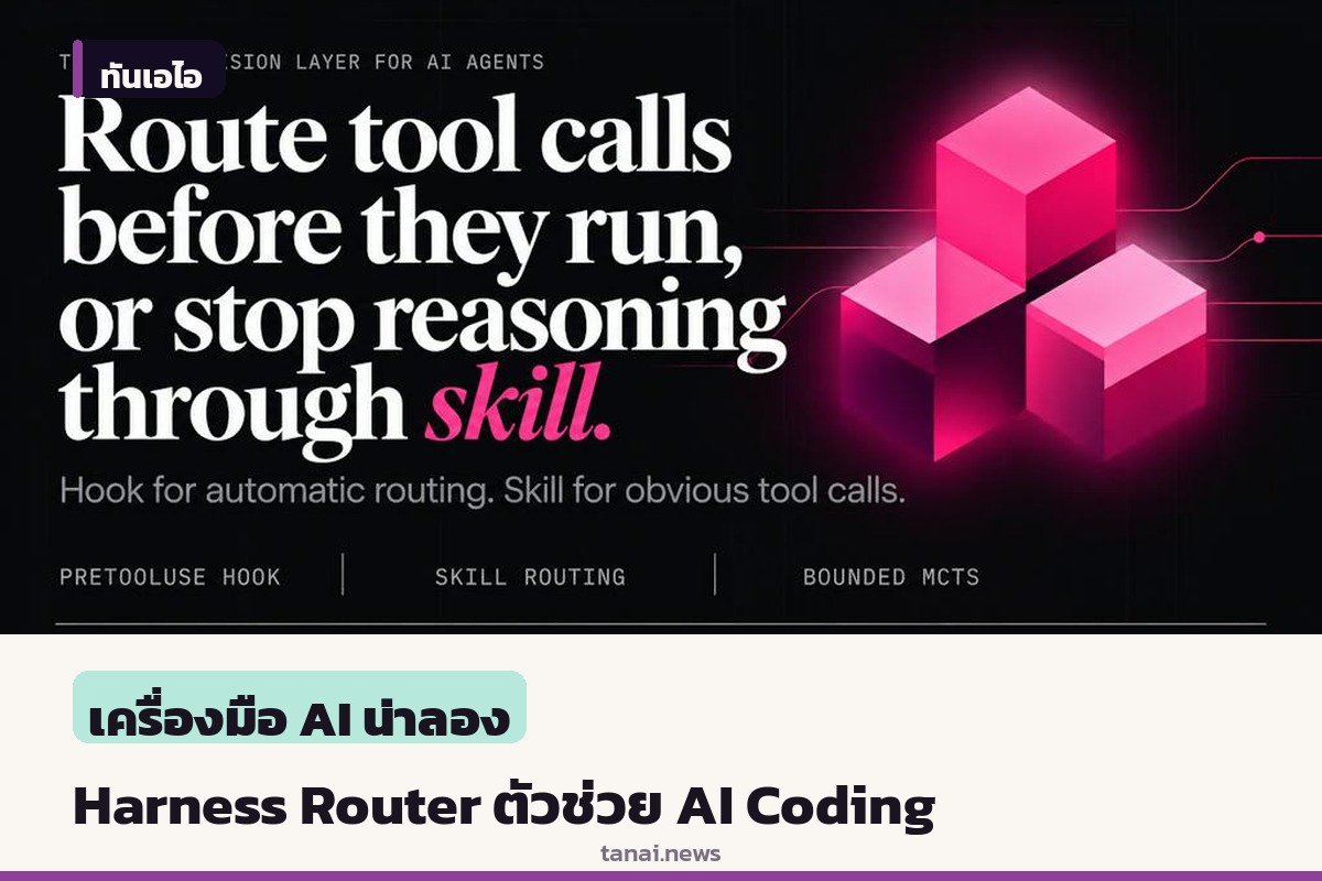 รู้จัก Harness Router ตัวช่วยคุมต้นทุนและเร่งความเร็วให้ AI Coding Agents