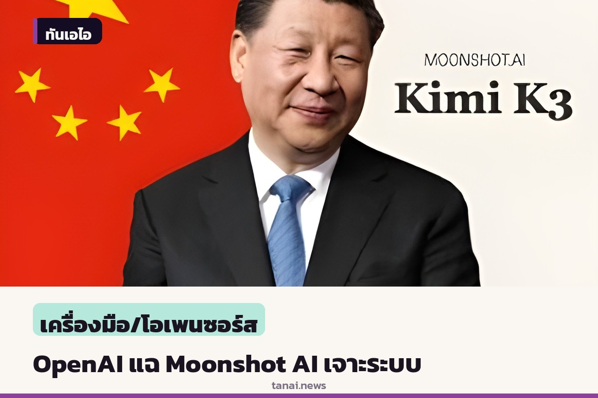 OpenAI แฉ Moonshot AI เจ้าของโมเดล Kimi ส่งคำขอ 16,000 ครั้ง เจาะดึงข้อมูลเหตุผลเชิงตรรกะ